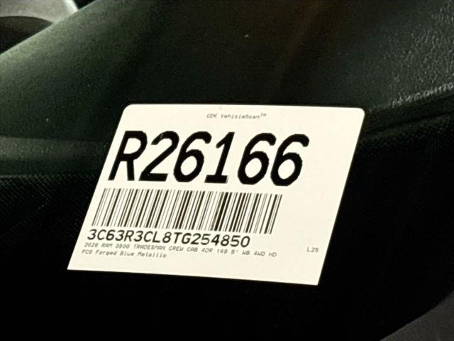 2026 Ram 3500 Tradesman Crew Cab 4x4 6'4" Box