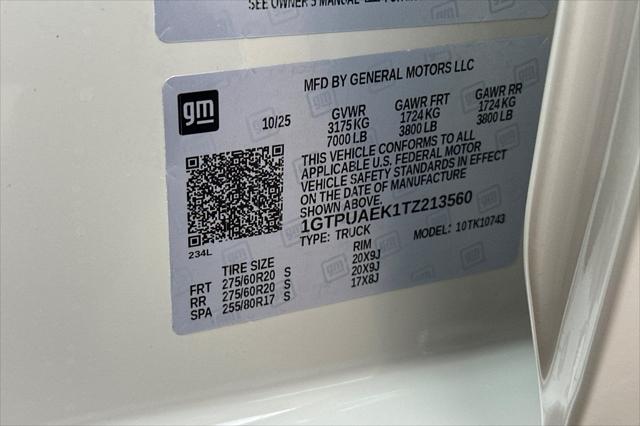 2026 GMC Sierra 1500 Crew Cab, Standard Bed, Pro, 4WD