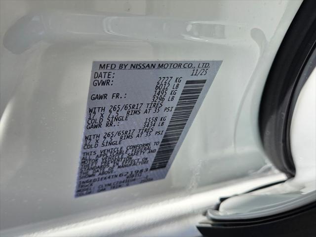 2026 Nissan Frontier Crew Cab SV 4x4