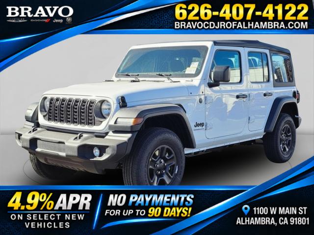 2026 Jeep Wrangler 4-Door Sport 4x4 for sale in Alhambra, CA