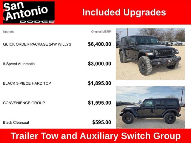 2026 Jeep Wrangler WRANGLER 4-DOOR WILLYS 2026 Jeep Wrangler WRANGLER 4-DOOR WILLYS