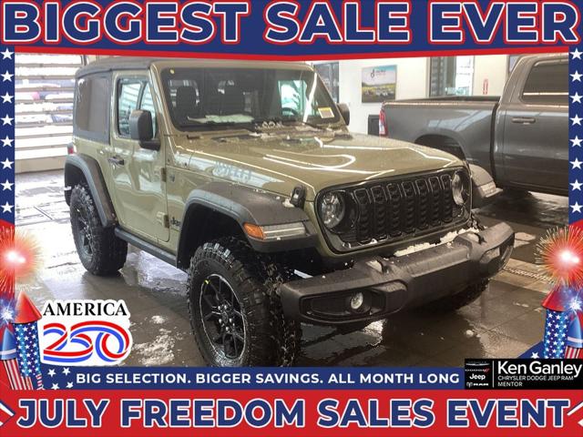2026 Jeep Wrangler Willys for sale in Mentor, OH