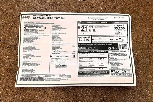 2026 Jeep Wrangler Sport