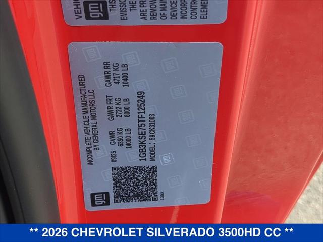 2026 Chevrolet Silverado 3500HD Work Truck