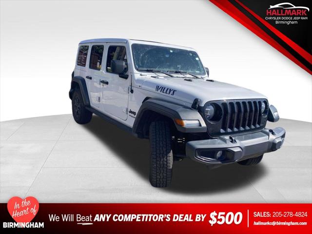 2021 Jeep Wrangler Unlimited Willys 4x4 2021 Jeep Wrangler Unlimited Willys 4x4