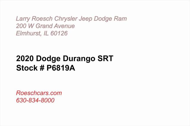 2020 Dodge Durango SRT AWD 2020 Dodge Durango SRT AWD