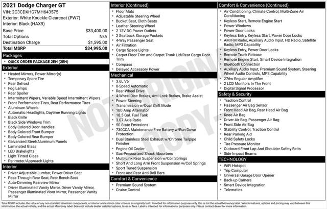 2021 Dodge Charger GT RWD