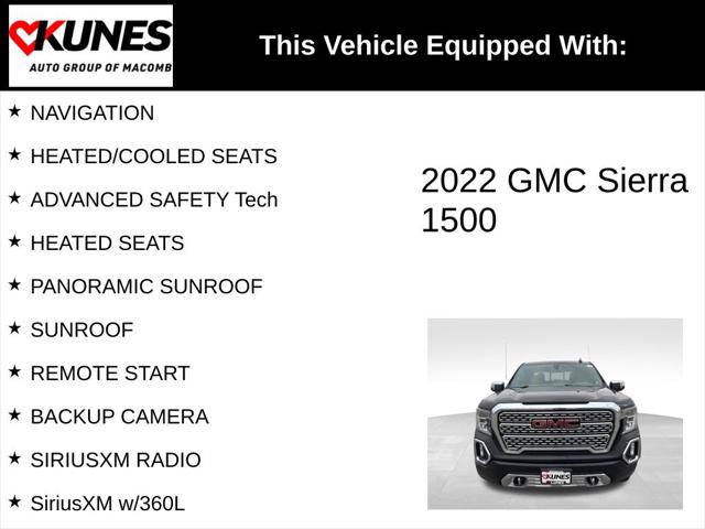 2022 GMC Sierra 1500 Limited 4WD Crew Cab Short Box Denali