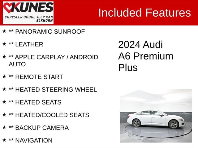 2024 Audi A6 Sedan Premium Plus 45 TFSI quattro S tronic 2024 Audi A6 Sedan Premium Plus 45 TFSI quattro S tronic