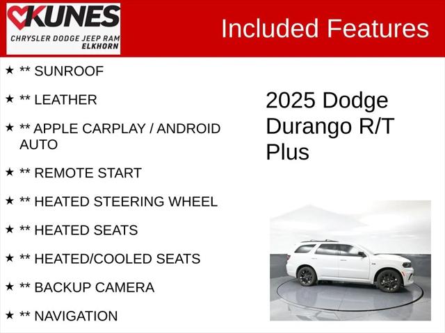 2025 Dodge Durango R/T Plus AWD 2025 Dodge Durango R/T Plus AWD