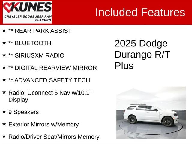 2025 Dodge Durango R/T Plus AWD 2025 Dodge Durango R/T Plus AWD