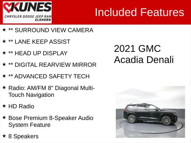 2021 GMC Acadia AWD Denali