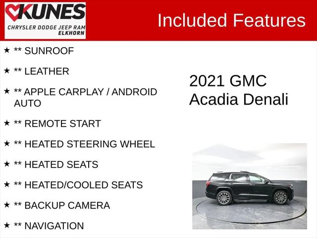 2021 GMC Acadia AWD Denali