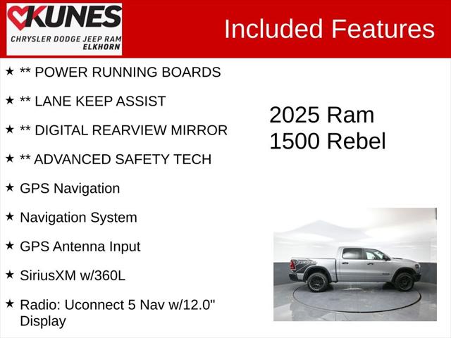 2025 RAM 1500 Rebel Crew Cab 4x4 57 Box 2025 RAM 1500 Rebel Crew Cab 4x4 57 Box