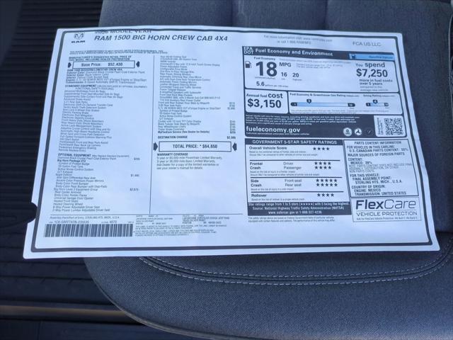 2026 Ram 1500 Big Horn Crew Cab 4x4 57 Box