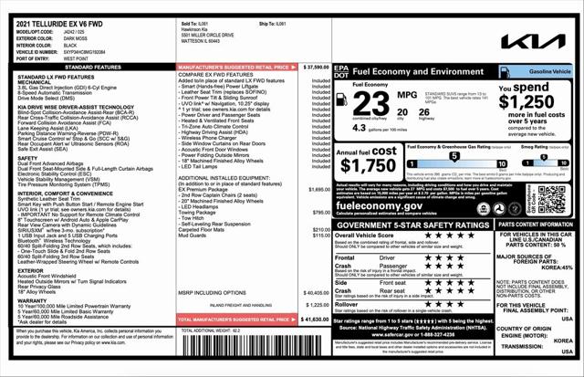 2021 Kia Telluride EX