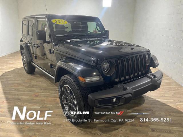 2021 Jeep Wrangler Unlimited 80th Anniversary 4x4 2021 Jeep Wrangler Unlimited 80th Anniversary 4x4
