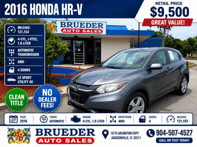 2016 Honda HR-V LX for sale in Jacksonville, FL