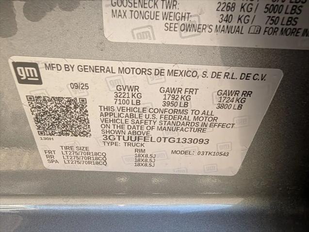 2026 GMC Sierra 1500 Crew Cab, Short Bed, AT4X, 4WD