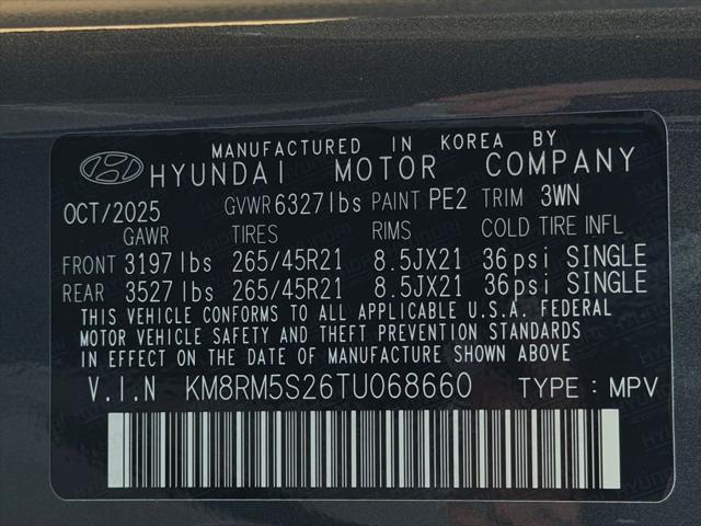 2026 Hyundai Palisade Calligraphy