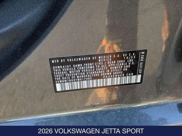 2026 Volkswagen Jetta Sport