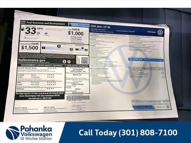 2026 Volkswagen Jetta SE