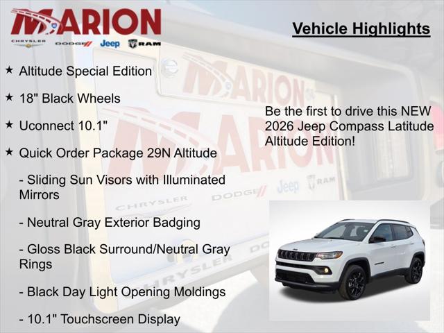 2026 Jeep Compass Latitude Altitude