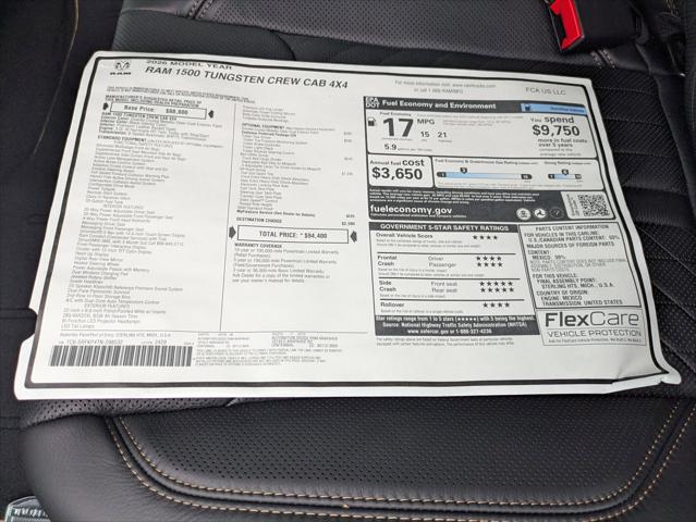 2026 Ram 1500 Tungsten Crew Cab 4x4 5'7" Box