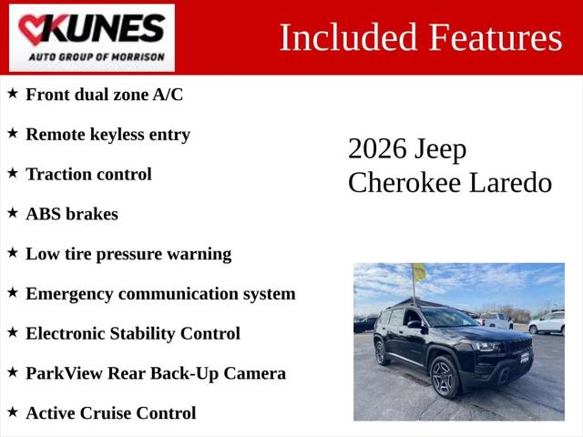 2026 Jeep Cherokee CHEROKEE LIMITED 4X4 2026 Jeep Cherokee CHEROKEE LIMITED 4X4