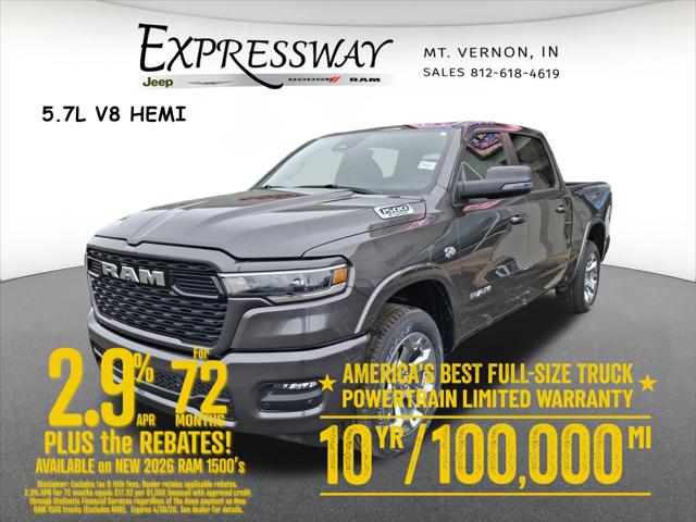 2026 RAM Ram 1500 RAM 1500 BIG HORN CREW CAB 4X4 57 BOX