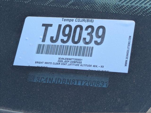 2026 Jeep Compass Latitude Altitude