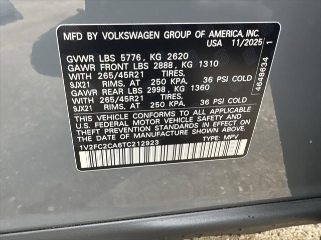 2026 Volkswagen Atlas Cross Sport SEL Premium R-Line