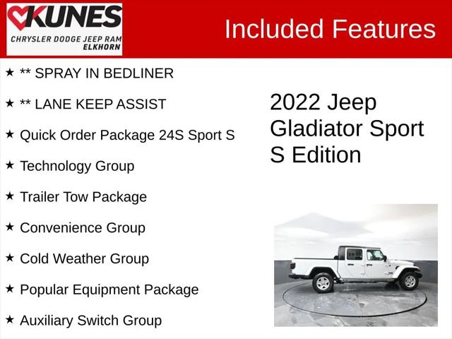 2022 Jeep Gladiator Sport S 4x4 2022 Jeep Gladiator Sport S 4x4