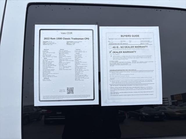 2022 RAM 1500 Classic Tradesman Crew Cab 4x4 57 Box 2022 RAM 1500 Classic Tradesman Crew Cab 4x4 57 Box