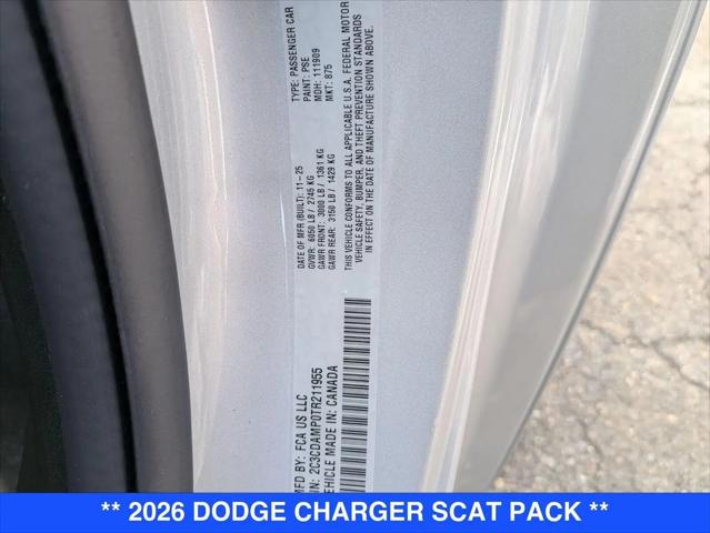 2026 Dodge Charger Scat Pack 2-Door AWD