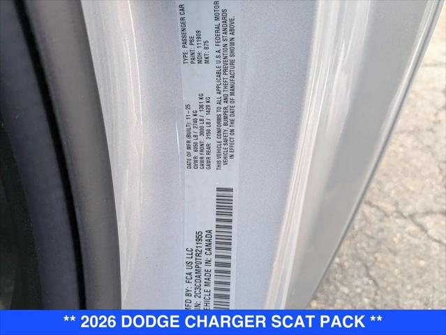 2026 Dodge Charger Scat Pack 2-Door AWD
