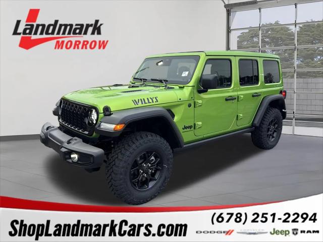 2026 Jeep Wrangler 4-Door Willys 4x4 for sale in Morrow, GA