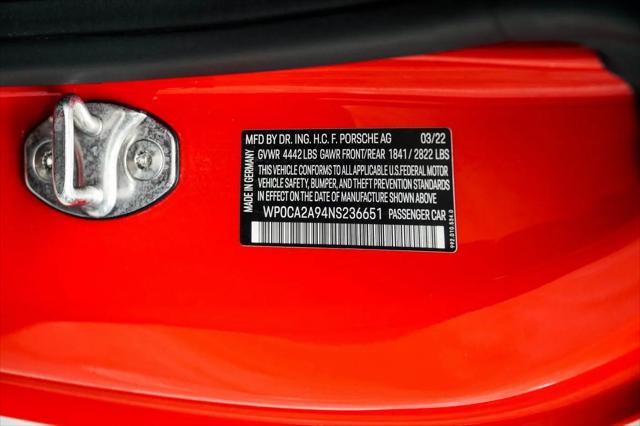 2022 Porsche 911 Carrera Cabriolet