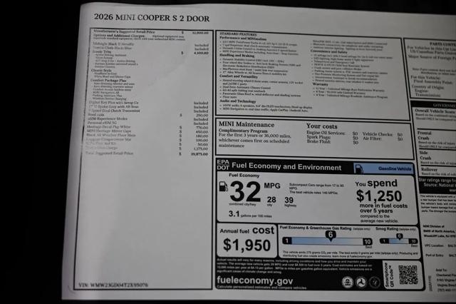 2026 MINI Hardtop Cooper S