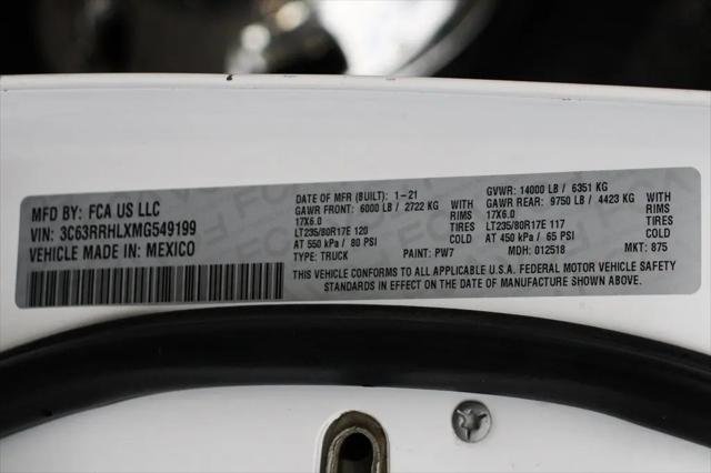 2021 Ram 3500 Big Horn Crew Cab 4x4 8 Box