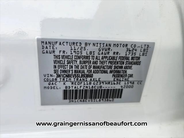 2025 Nissan Versa 1.6 SV