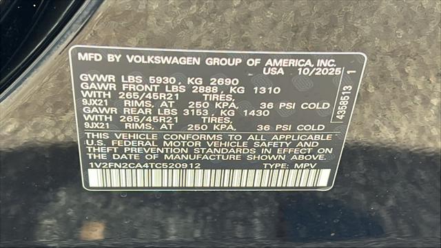 2026 Volkswagen Atlas SEL Premium R-Line