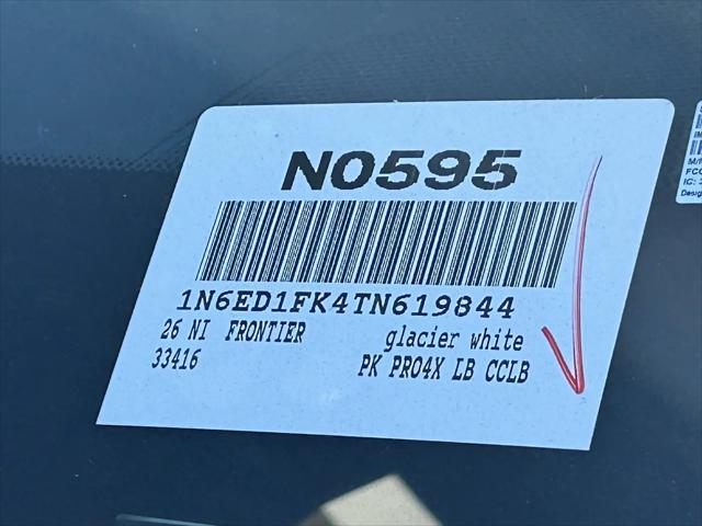 2026 Nissan Frontier Crew Cab Long Bed PRO-4X 4x4