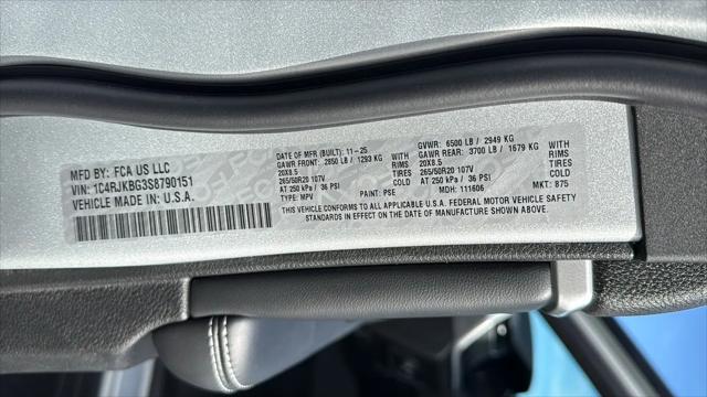 2025 Jeep Grand Cherokee L Limited 4x4