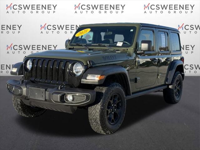 2021 Jeep Wrangler Unlimited Willys Sport 4x4 2021 Jeep Wrangler Unlimited Willys Sport 4x4