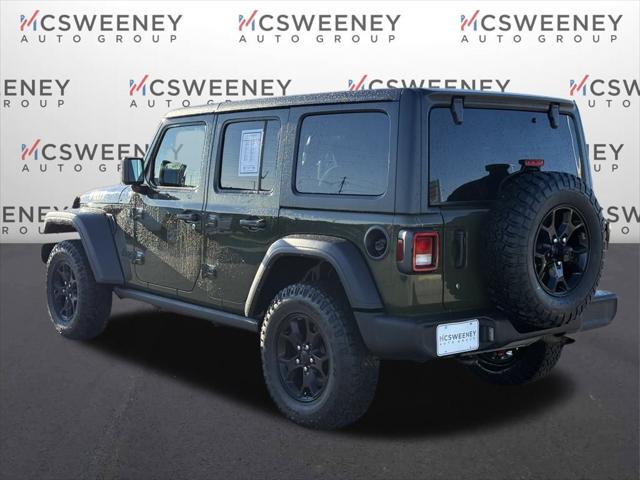 2021 Jeep Wrangler Unlimited Willys Sport 4x4 2021 Jeep Wrangler Unlimited Willys Sport 4x4