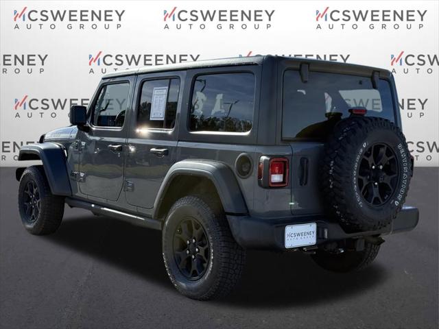 2021 Jeep Wrangler Unlimited Willys 4x4 2021 Jeep Wrangler Unlimited Willys 4x4