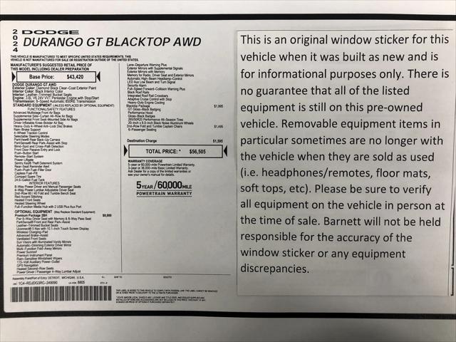 2024 Dodge Durango GT Premium AWD