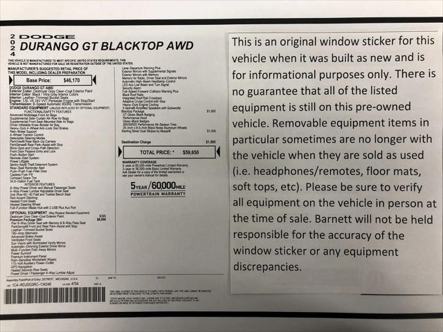 2024 Dodge Durango GT Premium AWD