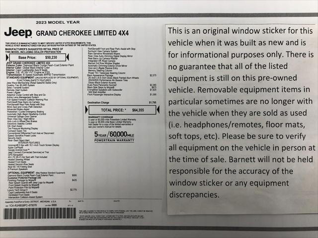 2023 Jeep Grand Cherokee Limited 4x4